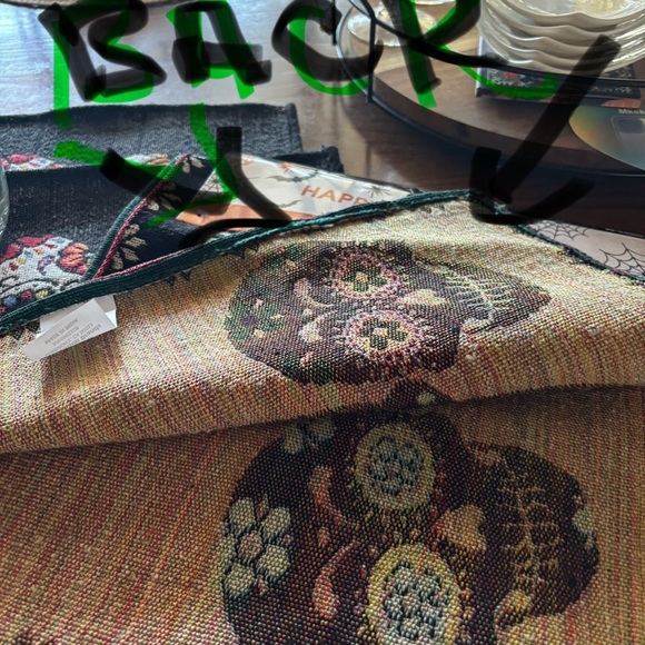 DIA DE LOS MUERTOS TAPESTRY Table cloth set - Picture 4 of 6